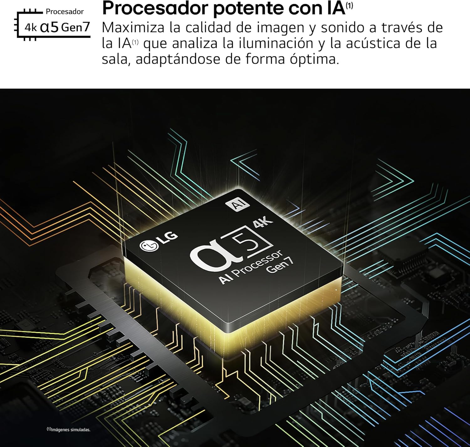 LG ",UHD 4K, Serie UT73, Smart TV, WebOS24, Procesador a5