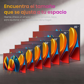 Hisense QLED Smart TV, 43 Pulgadas Televisor, Quantum Dot Colour, Dolby Vision