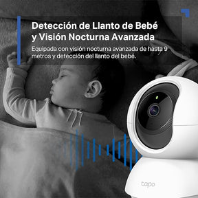 Tapo C200 - Cámara IP WiFi 360° Cámara de Vigilancia FHD 1080p