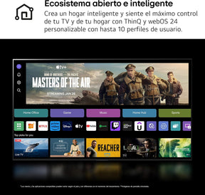 LG ",UHD 4K, Serie UT73, Smart TV, WebOS24, Procesador a5