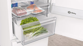 Frigorífico combinado, 203 x 60 cm, Cajón ExtraFresh, Iluminación LED, Blanco, 3KFE763WI [Clase de eficiencia energética E]