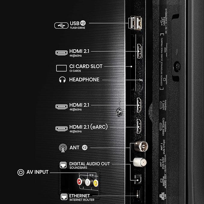 Hisense QLED Smart TV, 43 Pulgadas Televisor, Quantum Dot Colour, Dolby Vision