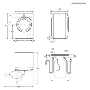 Lavasecadora AEG 10Kg