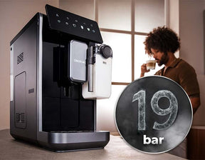 Lungo Latte Cafetera automática con unidad de procesado de 20 g